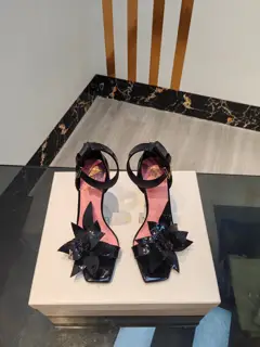 Balmain’s latest spring and summer catwalk high-heeled sandals