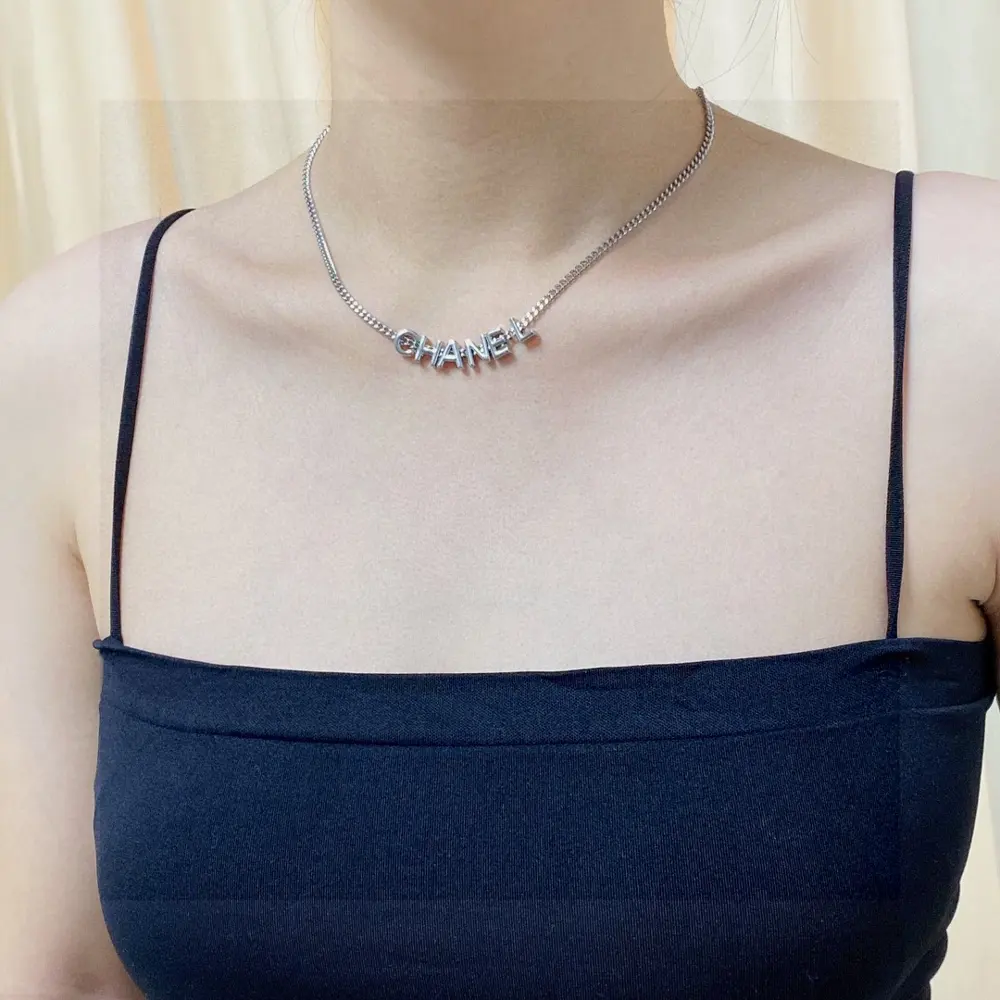 Chanel alphabet necklace