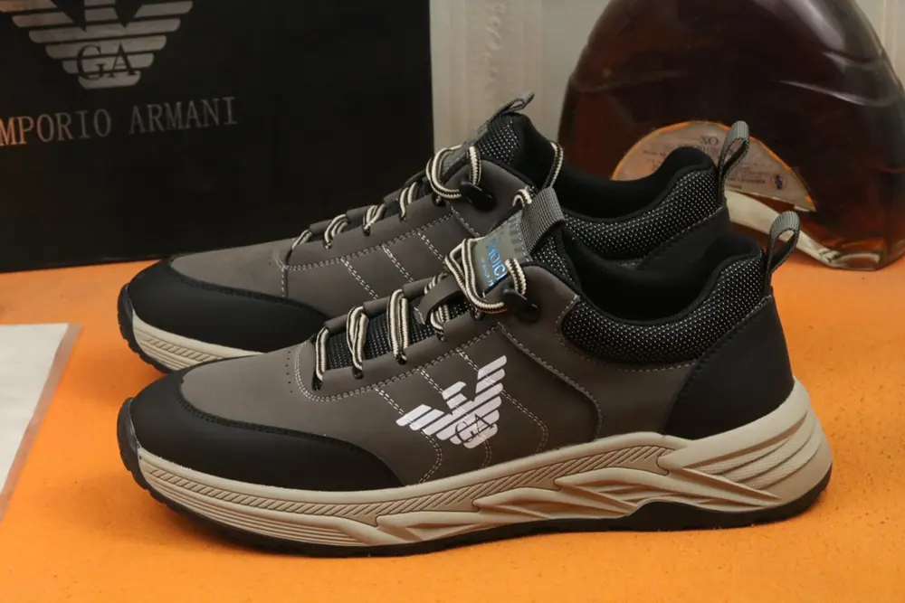 Armani Italian men’s shoes are featured on the cover of fashion magazines