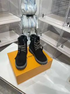 Louis Vuitton Timberland x LV co-branded leather yellow boots