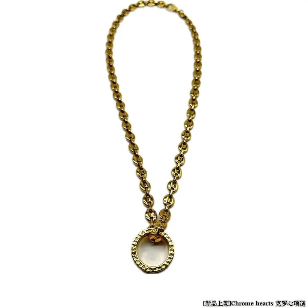 Chrome Hearts gold necklace