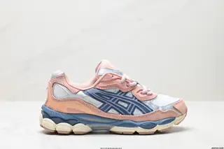 ASICS/Asics GEL-NYC 2055 breathable mesh upper with some synthetic leather material. Adopts 1202A429-104