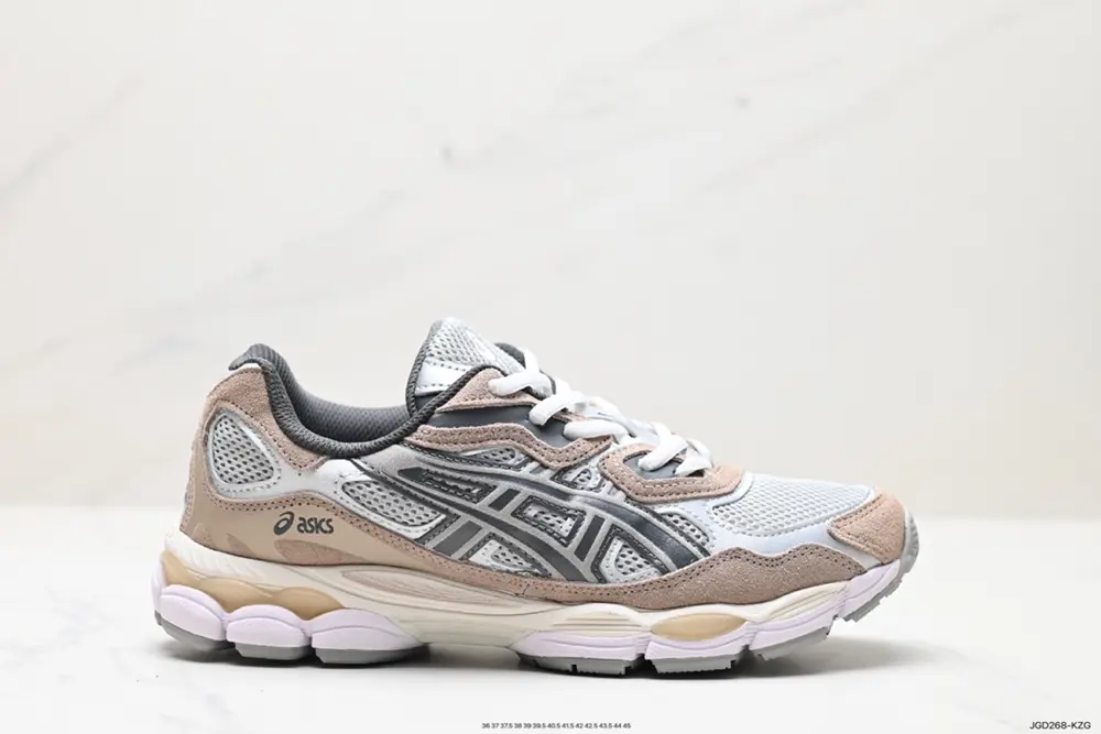 ASICS breathable mesh upper with some synthetic leather material uses the new AHAR+ rubber 1203A280-002