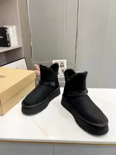 UGG Longfeng A-grade leather and fur