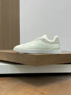 ZEGNA low-top wool-lined sports sneakers