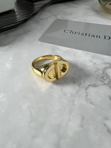 Dior monogram CD ring