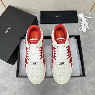 AMIRI couple style street style high version AMIRI bone shoes 20FW RUNWAY SKEL TOP