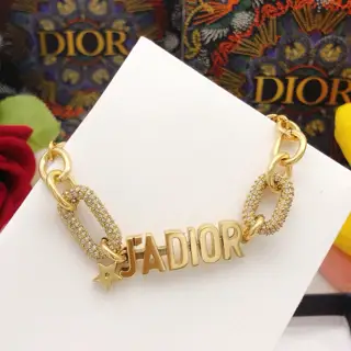 DIOR original new product JADI0R logo necklace with star pendant High-end quality
