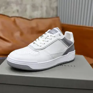 Brunello Cucinelli sports skateboard shoes | All-cowhide uppers interpret classic styles in