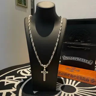 Chrome Hearts classic vintage cross necklace