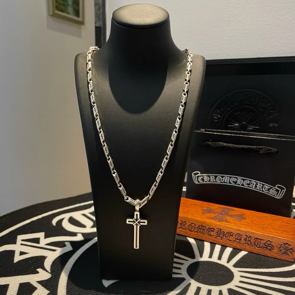 Chrome Hearts classic vintage cross necklace