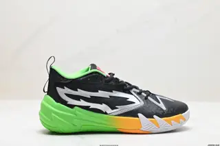 PUMA Scoot 1 Zeros Puma round toe lace-up non-slip low-top basketball shoes