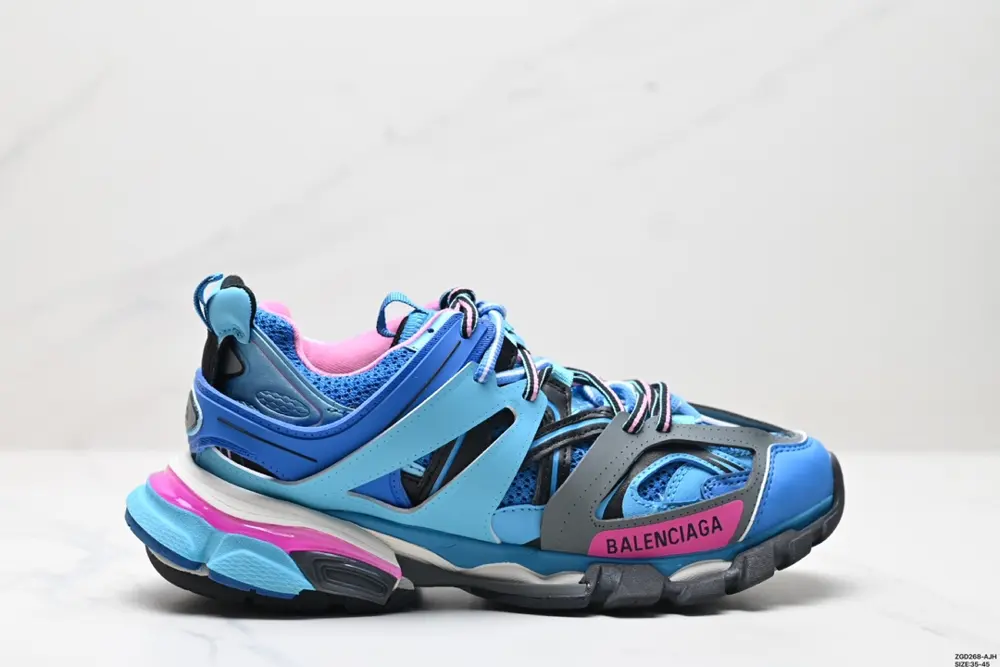 Balenciaga Sneaker Tess s.Gomma MAILLE WHITE/ORANGE 3.0 generation three generations of 542436