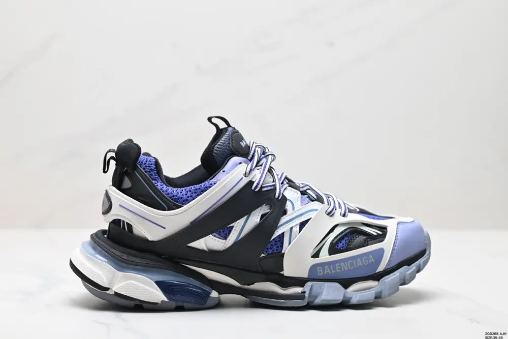 Balenciaga Sneaker Tess s.Gomma MAILLE WHITE/ORANGE 3.0 generation three generations of 542436