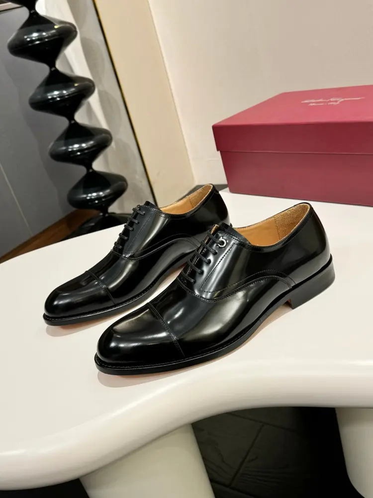 Salvatore Ferragamo Ferragamo classic men’s business leather shoes