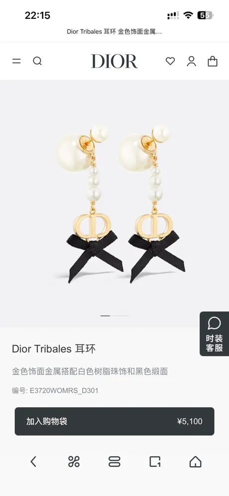 Dior new style Dior new earrings that are loved by all the top brands. The metal texture