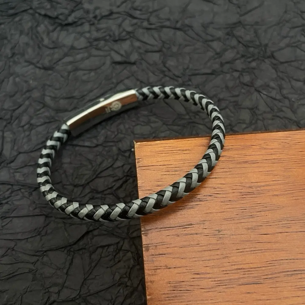 Chrome Hearts Classic Vintage Leather Bracelet