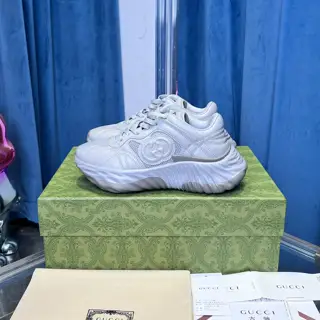 GUCCI Ripple series wave shoes couple style casual sports shoes dad shoes