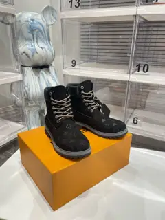 Louis Vuitton Timberland x LV co-branded leather yellow boots