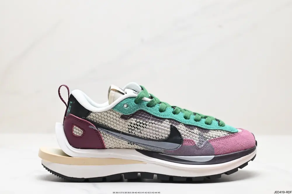 Nike waffle double hook breathable mesh + suede fabric thick sole Nike Ldwaffle / Sacai CV1363-001
