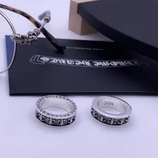 Chrome Hearts Scout Flower Ring Trendy Retro Anchor Ring