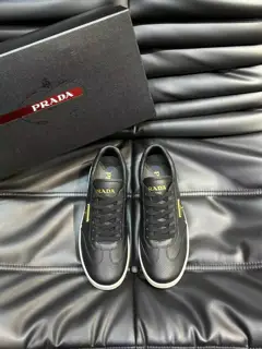 Prada men’s leather sneakers