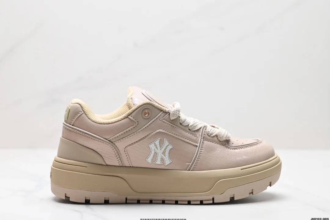MLB Chunky Liner Crocodile Pattern Casual Fashion Comfortable Non-slip Wear-resistant 3ASXCWL4N