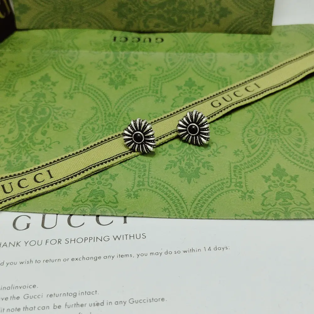 Gucci’s new enlarged shape is complemented by romantic motifs such as hearts and flowers