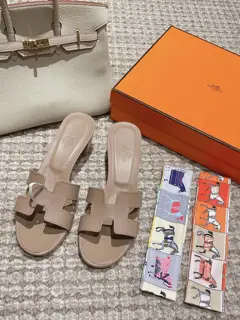 Hermes H Slippers Oran Sandal Series————————————Fashionable and versatile Super comfortable