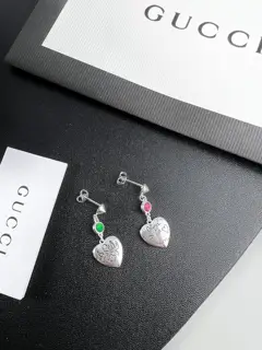 Gucci heart earrings