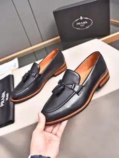 Prada high-end leather shoes