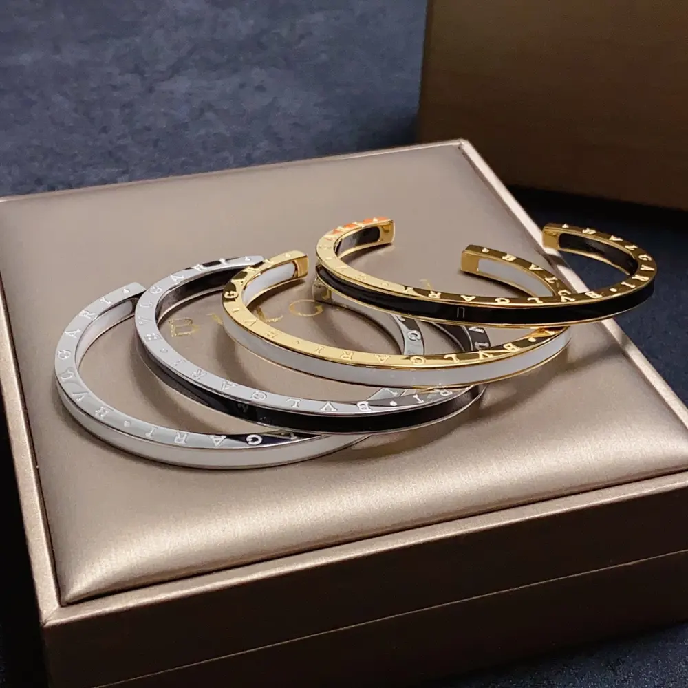 Bvlgari unisex open bracelet