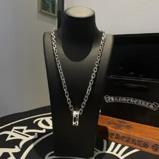 Chrome Hearts cross lock necklace