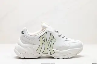 MLB Big Ball Chunky Mesh Thick-soled Daddy Series Low-top Mesh Lightweight Casual Sports 3ASHC104N