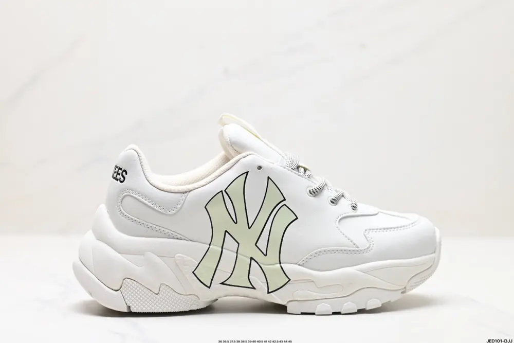 MLB Big Ball Chunky Mesh Thick-soled Daddy Series Low-top Mesh Lightweight Casual Sports 3ASHC104N