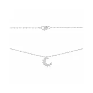 Apm monaco new small moon necklace