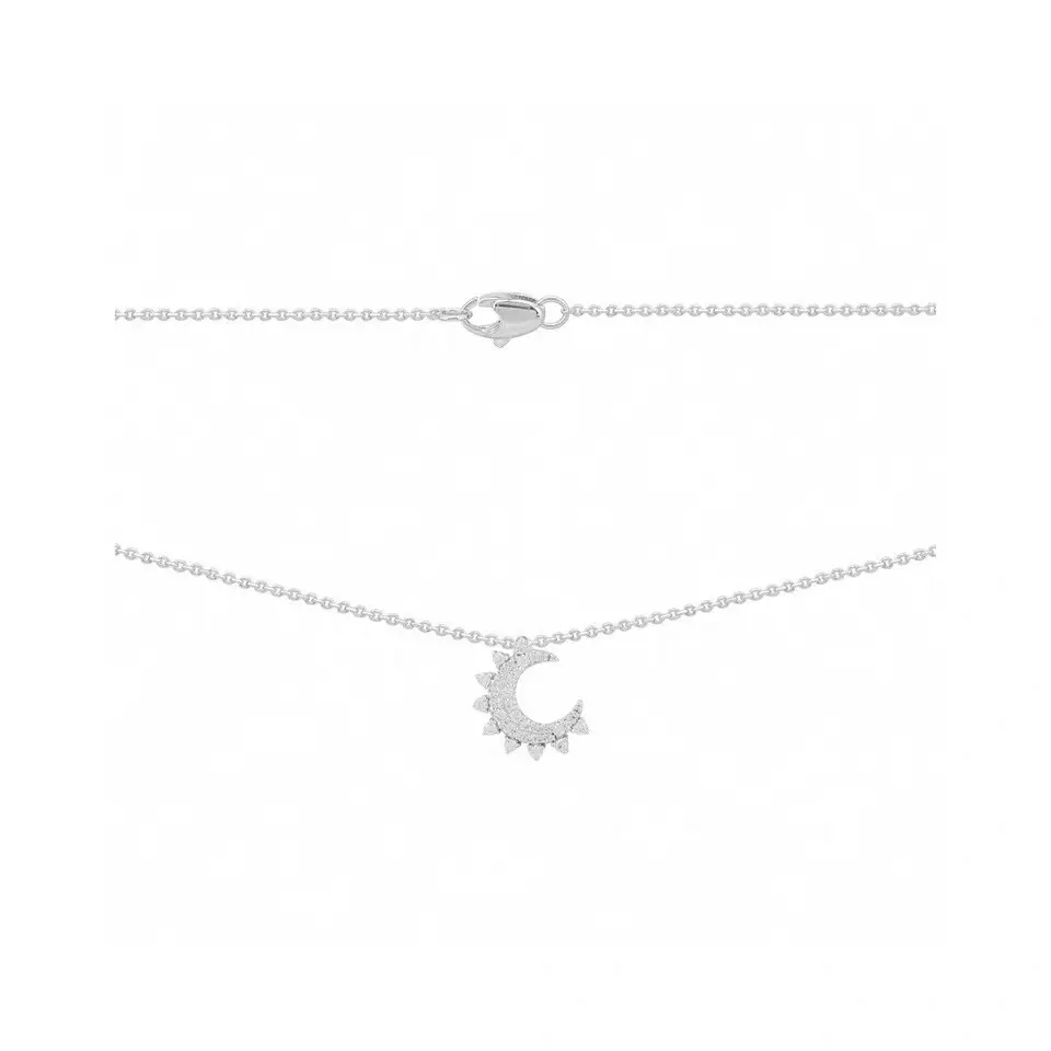 Apm monaco new small moon necklace