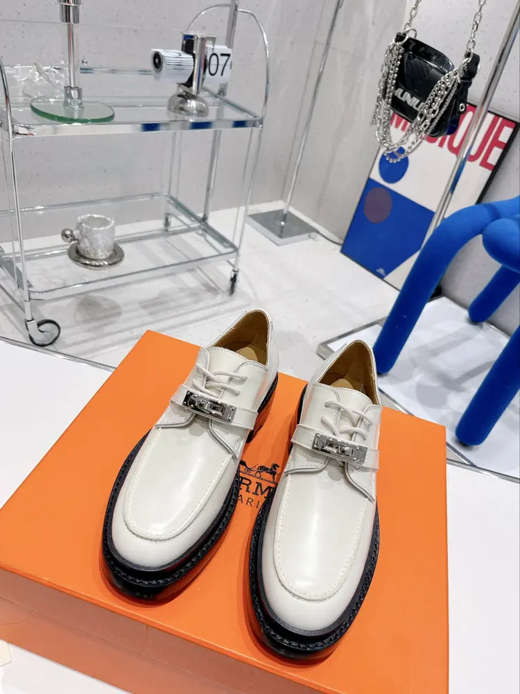 Hermès Kelly buckle single shoes/boots