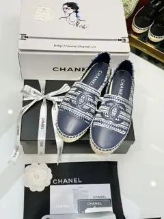 Chanel fisherman shoes new color woven
