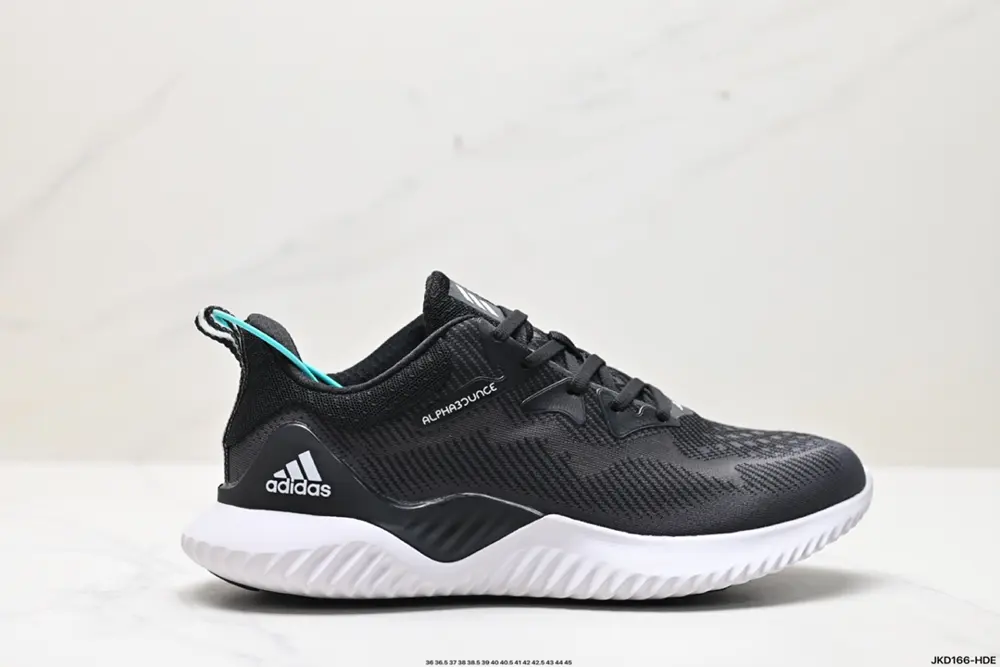 Adidas Alphabounce Alpha High Elastic Continental Shark Gill Pattern Outsole Casual Sports CG4361