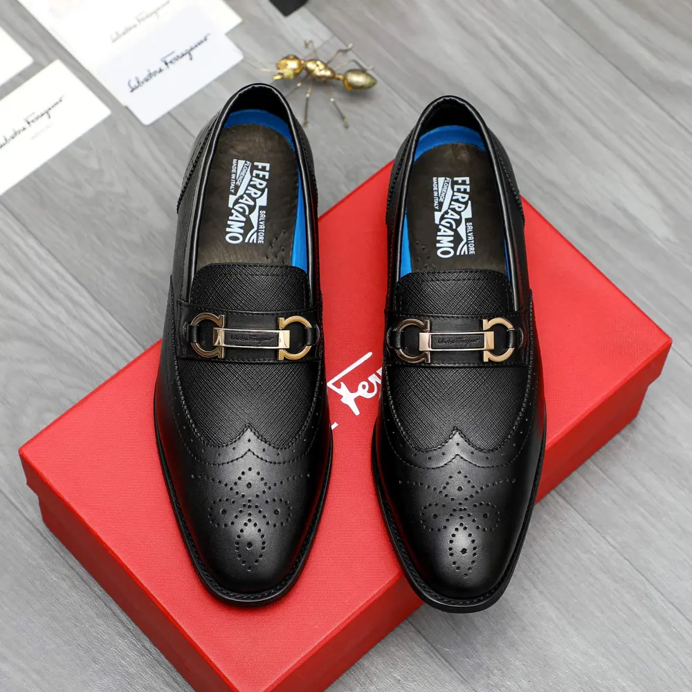 Salvatore Ferragamo business slip-on shoes
