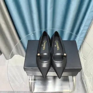 Chanel Pointed Mary Jane Shoes