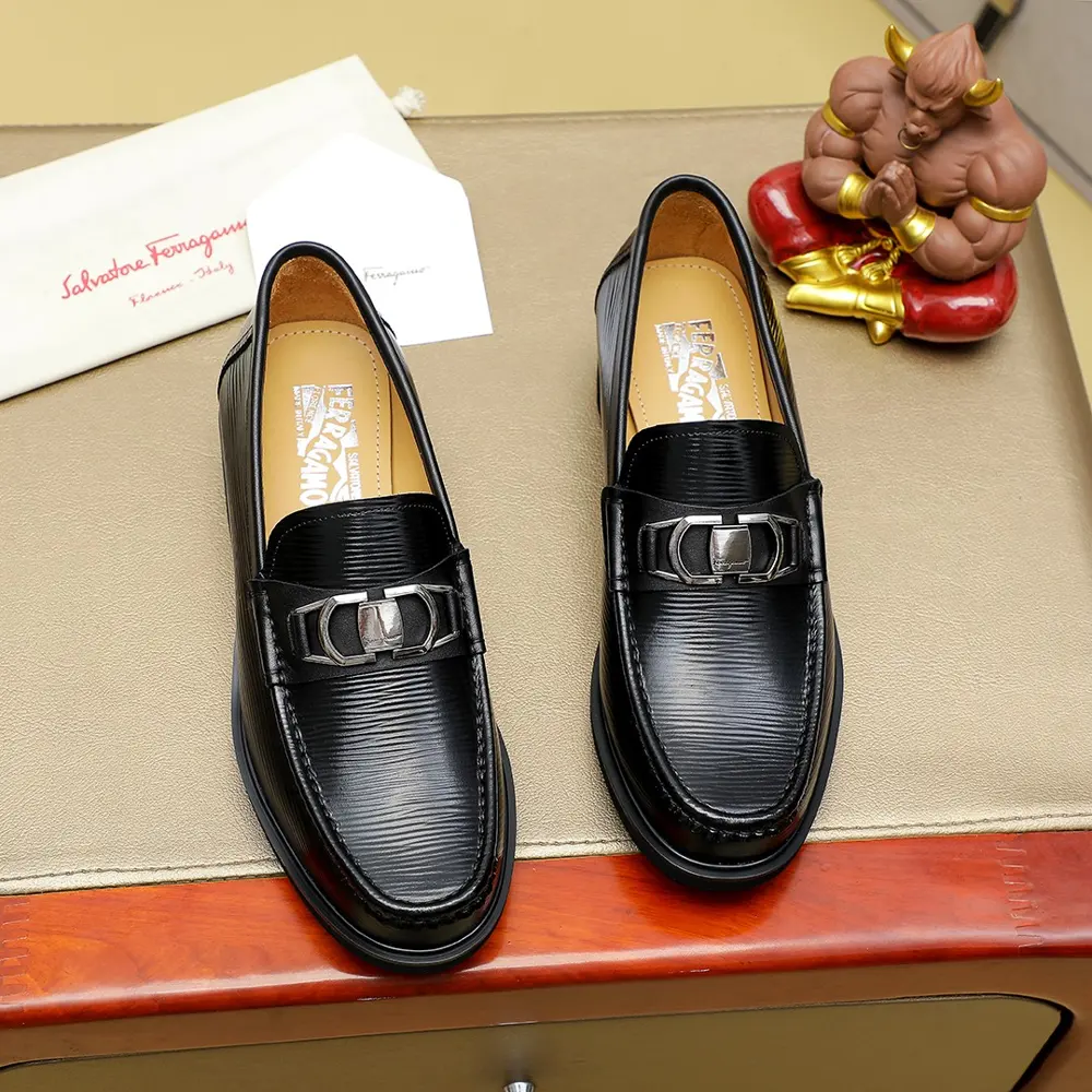 Salvatore Ferragamo casual slip-on shoes Official website original 1:1 mold