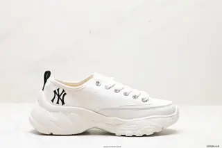 MLB Big Ball Chunky Lite Canvas Low Thick-soled Daddy Series Low-top Canvas Lightweight