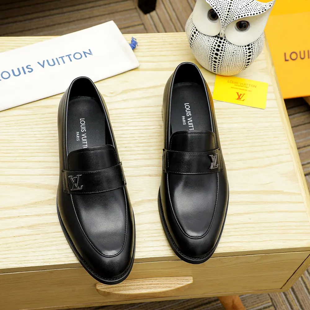 Louis Vuitton high-end business formal leather shoes