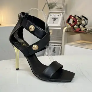 Balmain’s new women’s square-toed stiletto sandals