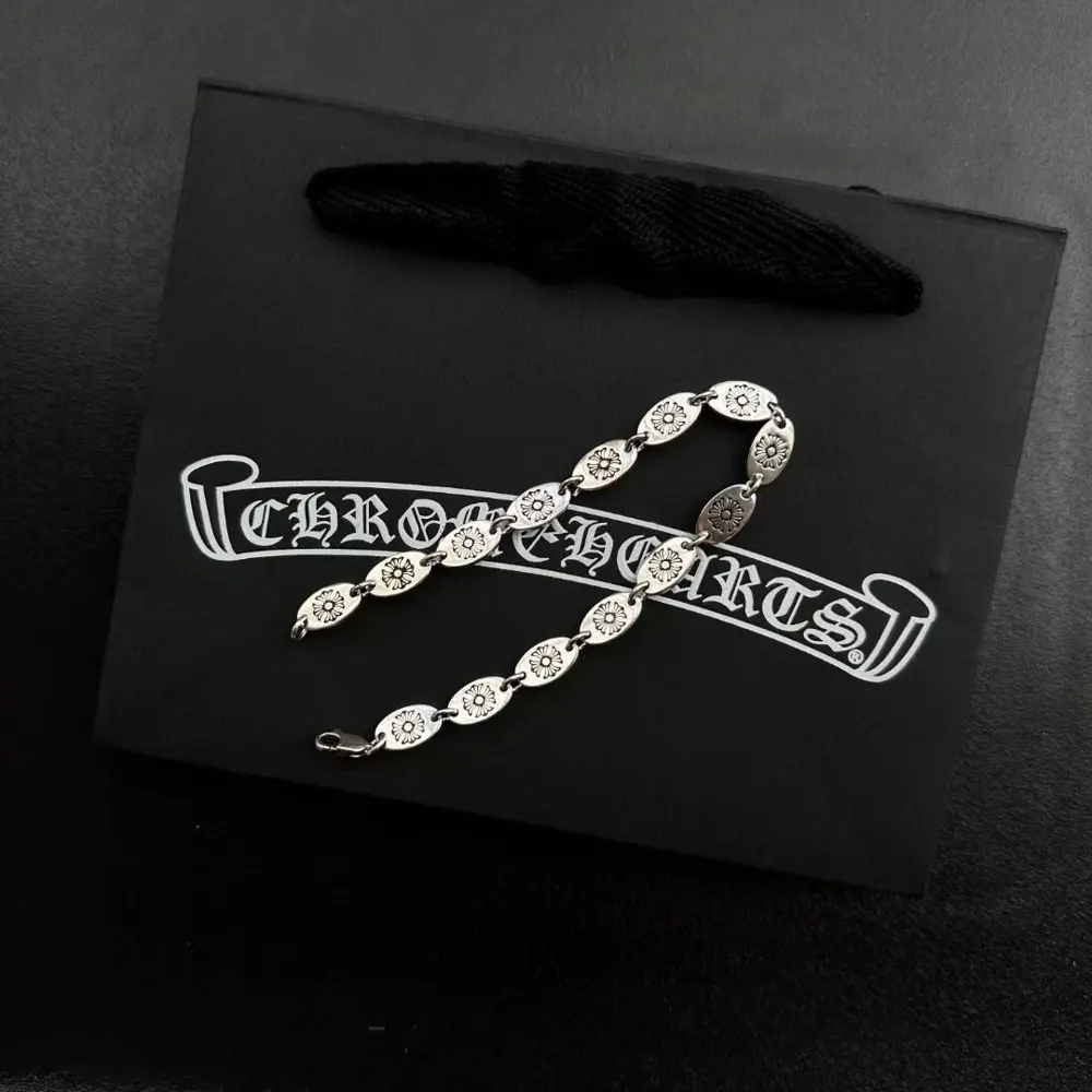 Chrome Hearts letter oval bracelet