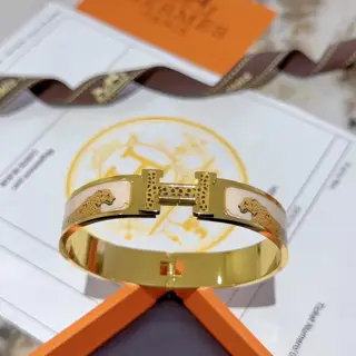 Hermes bracelet v gold original custom Hermes bracelet enamel craftsmanship is too