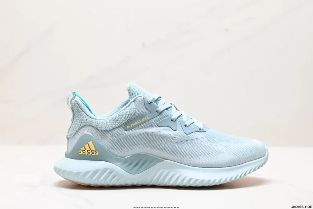 Adidas Alphabounce Alpha High Elastic Continental Shark Gill Pattern Outsole Casual Sports CG4361