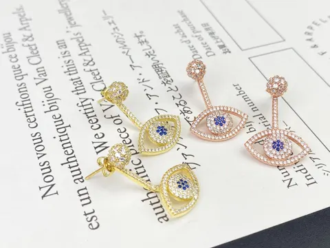 Apm monaco personalized eye earrings